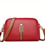 Mila Litchi Præget Crossbody Taske