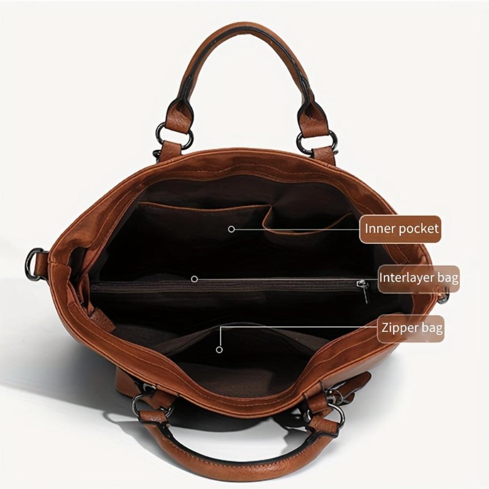 Charlotte’s Klassiske Elegance | Vintage Tote Bag