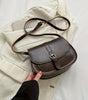 Evelyn Classic Saddle Crossbody Bag