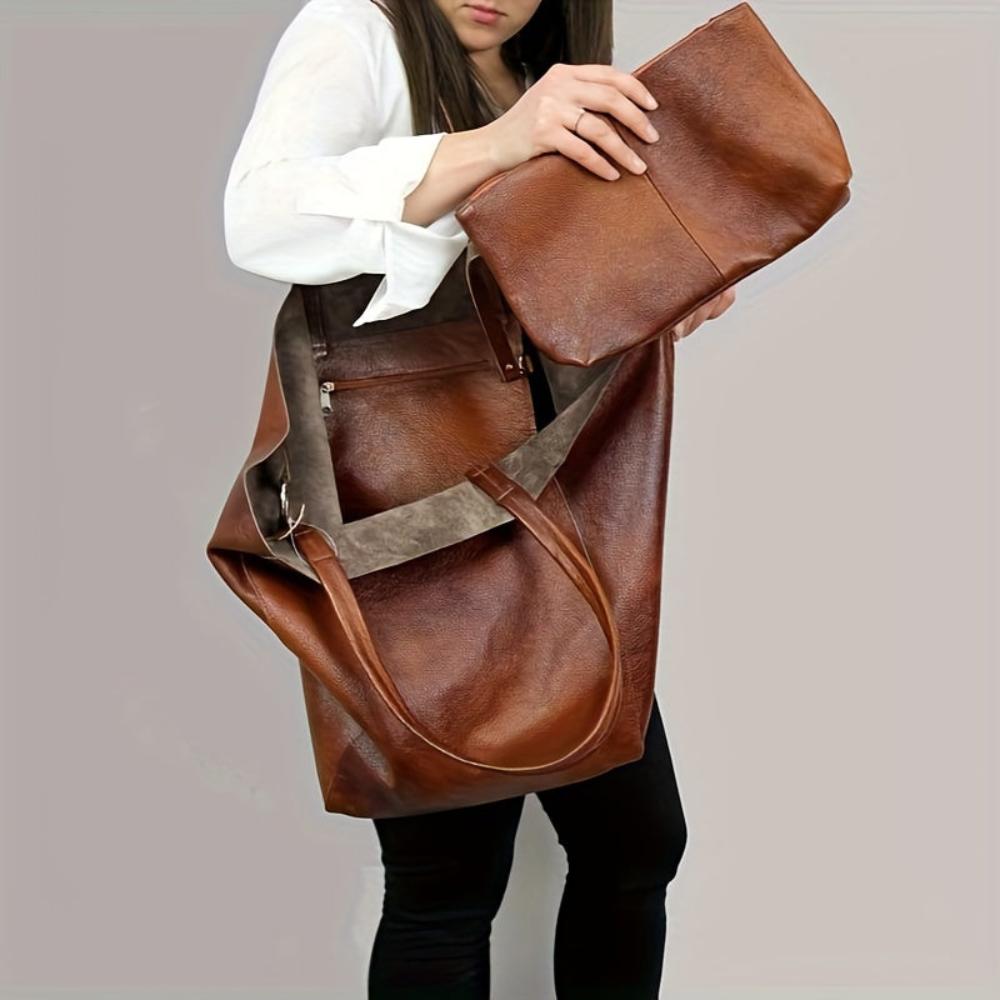 Renees Retro Blødhed | Stor Kapacitet Tote Bag