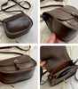 Evelyn Classic Saddle Crossbody Bag