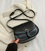 Evelyn Classic Saddle Crossbody Bag